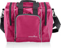 Premium Single Ball Bowling Tote Bag with Padded Holder - Fits Men's Size 14 Shoes!