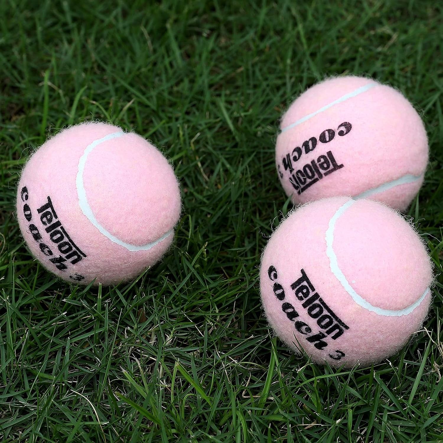 Pressureless Tennis Balls for Beginners - 12 or 18 Count with Mesh Carry Bag in 4 Vibrant Colors!