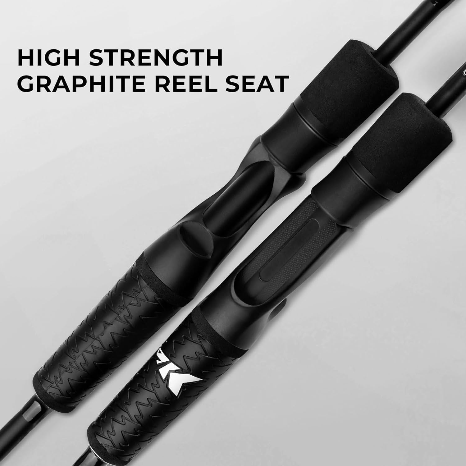 Crixus IM6 Graphite Fishing Rods - Premium Spinning & Casting Rods with Zirconium Oxide Guides & Comfortable Superpolymer Handle