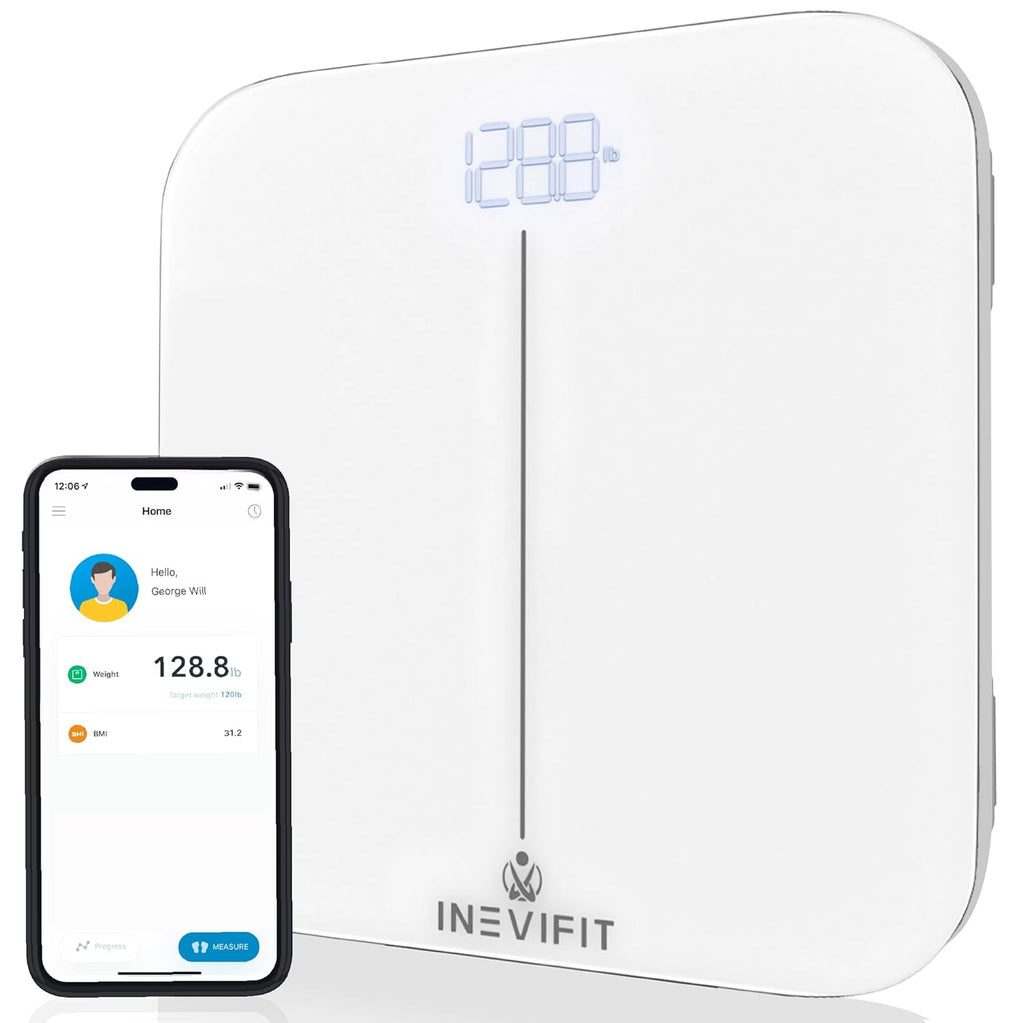 Smart Premium Bluetooth Body Weight Scale - Accurate Weight & BMI Measurement for Unlimited Users