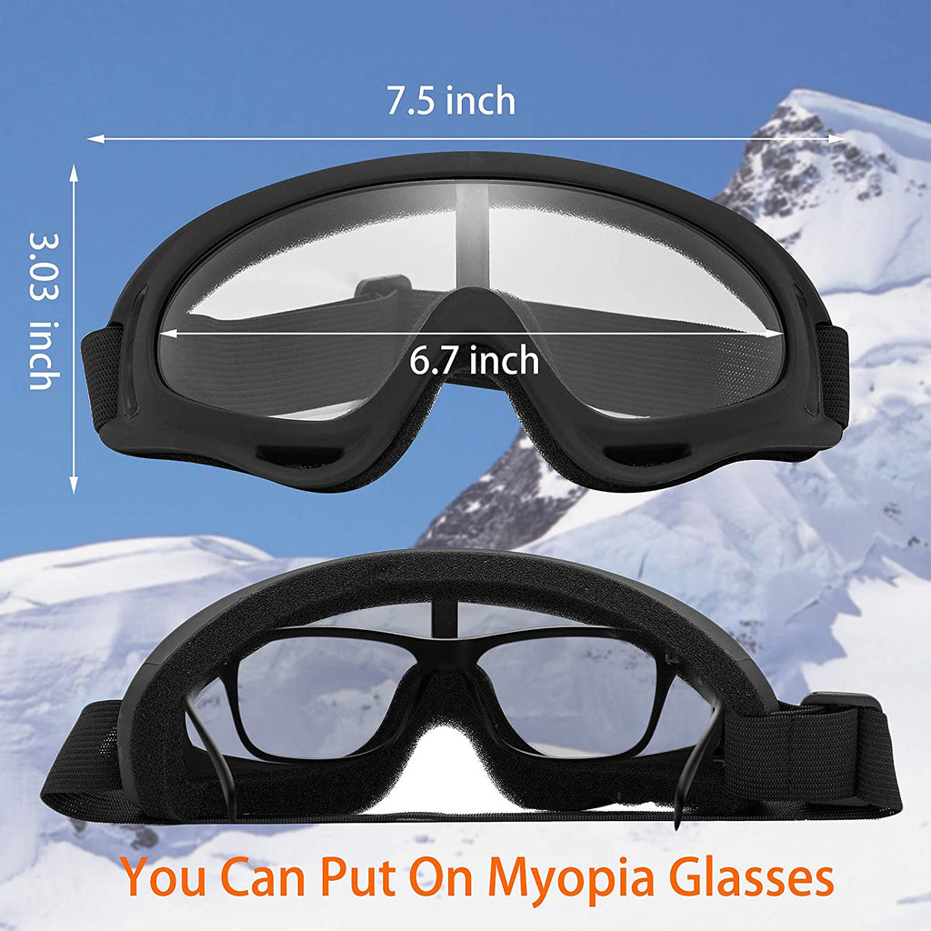 Ultimate Premium Ski & Snowboard Goggles - Unisex, Anti-Fog & UV Protection for All Ages!