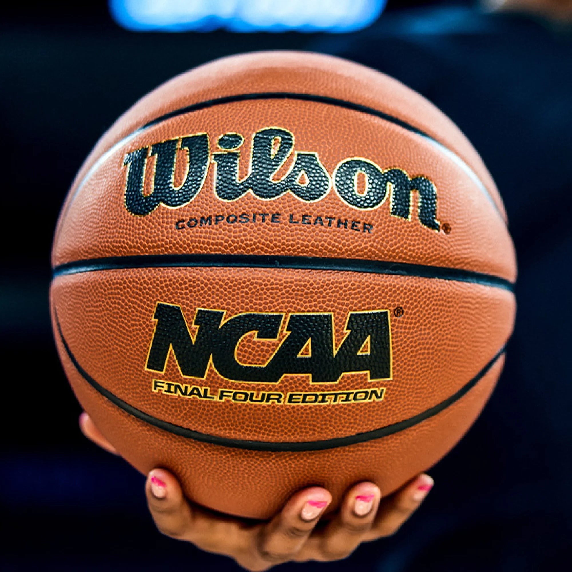 Official NCAA Final Four Size 7 Indoor/Outdoor Basketball - 29.5" Brown Design