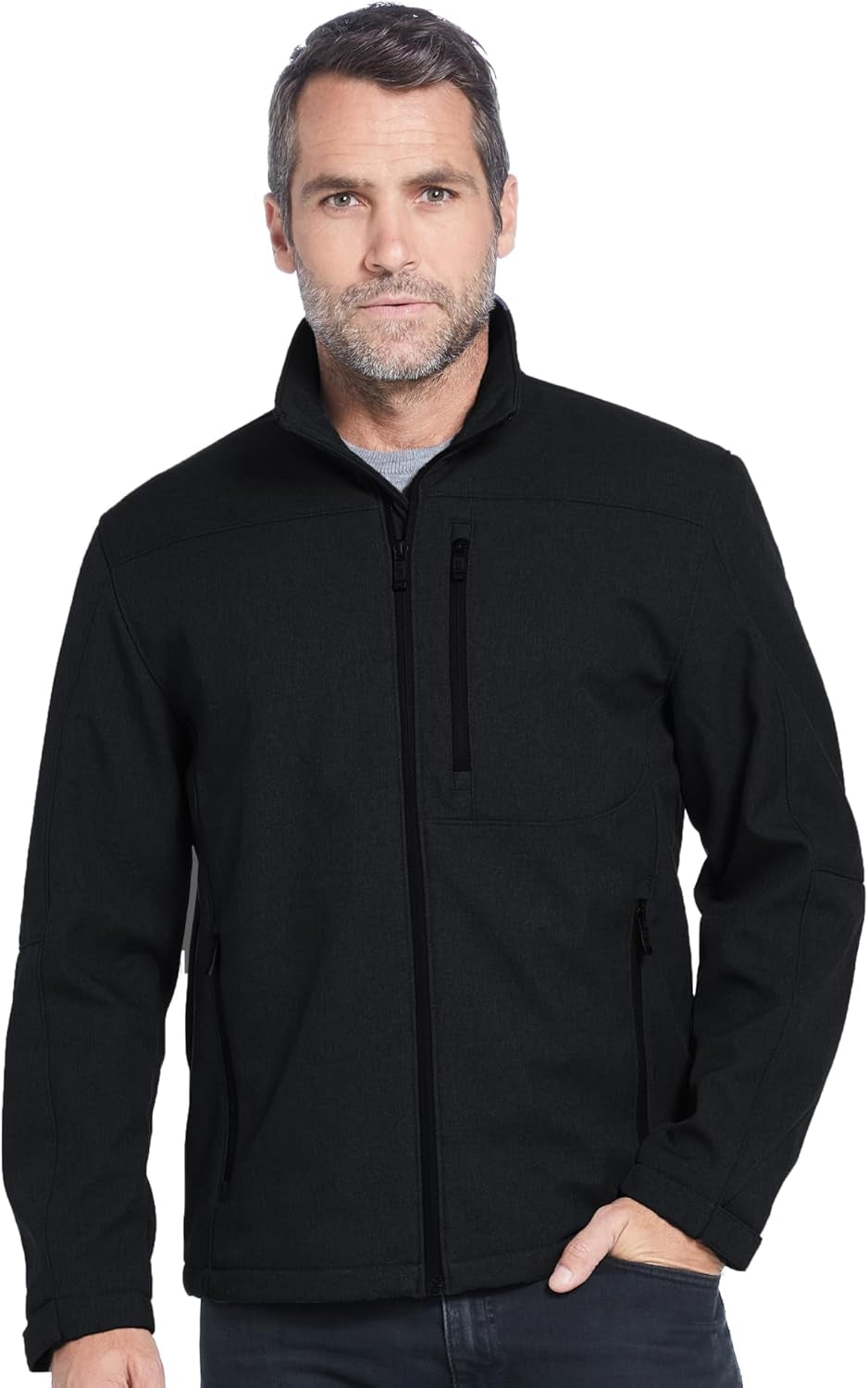 Men's Lightweight Softshell Jacket - Windproof & Waterproof Outdoor Essential