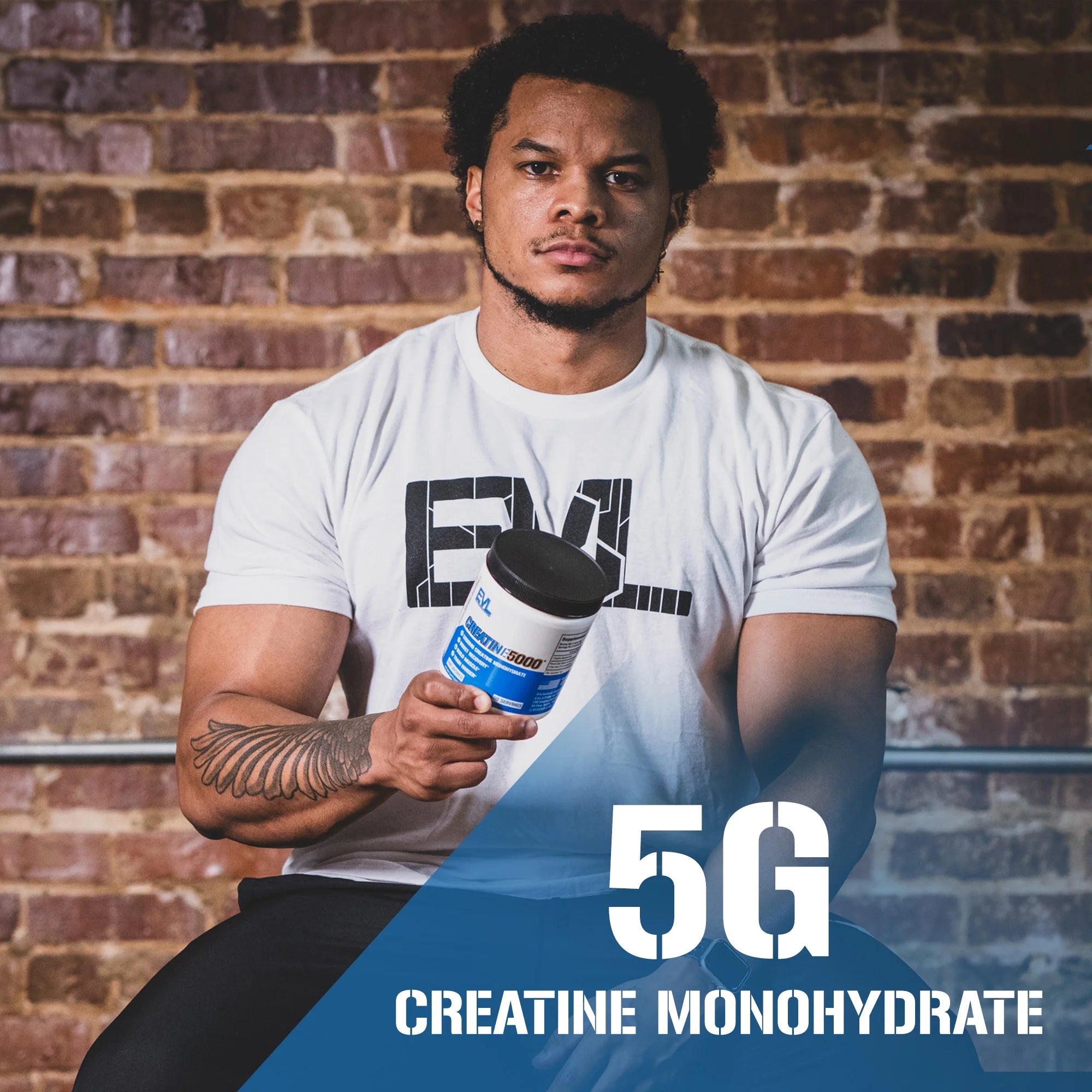 Creatine 5000 - Unflavored Performance Powder for Rapid Recovery & Lean Muscle Growth - 5000mg Pure Creatine Monohydrate per Serving - 60 Servings