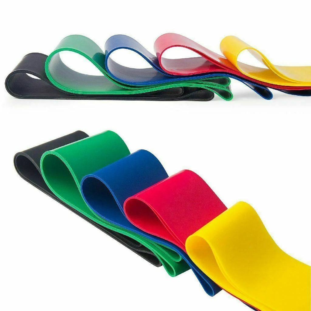 Eco-Friendly Yoga Booty Band Set - 5 Resistance Bands for Ultimate Workout