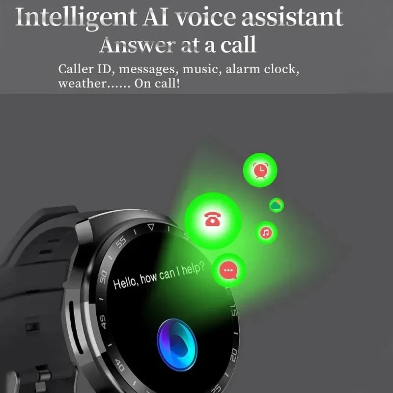 GT3 Pro Smart Watch for Men - 390*390 HD Display, Heart Rate Monitor, Bluetooth Calls, IP67 Waterproof, Sporty Design with DIY Watch Faces