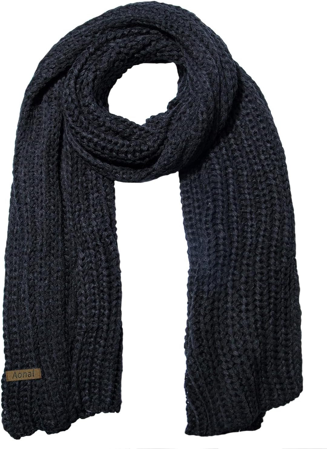 Snug & Stylish Women's Winter Scarf - Luxuriously Thick Chunky Knit for Ultimate Cold Weather Warmth