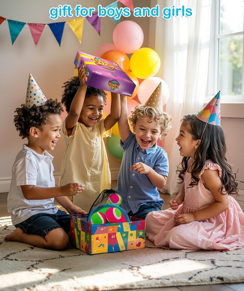 Exciting Toss and Catch Game Set - Perfect Valentines Day Gift for Kids Ages 3-8 - Fun Outdoor Birthday Activity for Boys and Girls!