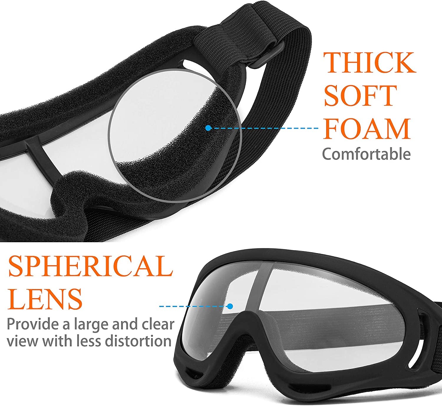 Ultimate Premium Ski & Snowboard Goggles - Unisex, Anti-Fog & UV Protection for All Ages!