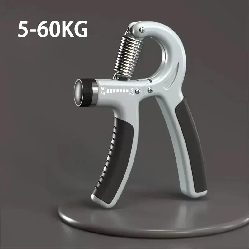 Adjustable Hand Grip Strengthener - 5-60Kg with Counter for Wrist, Forearm & Hand Muscle Building