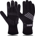 Ultimate Waterproof Winter Gloves for Men & Women - Touchscreen-Ready Cycling, Driving & Ski Gloves (Black, XXL)