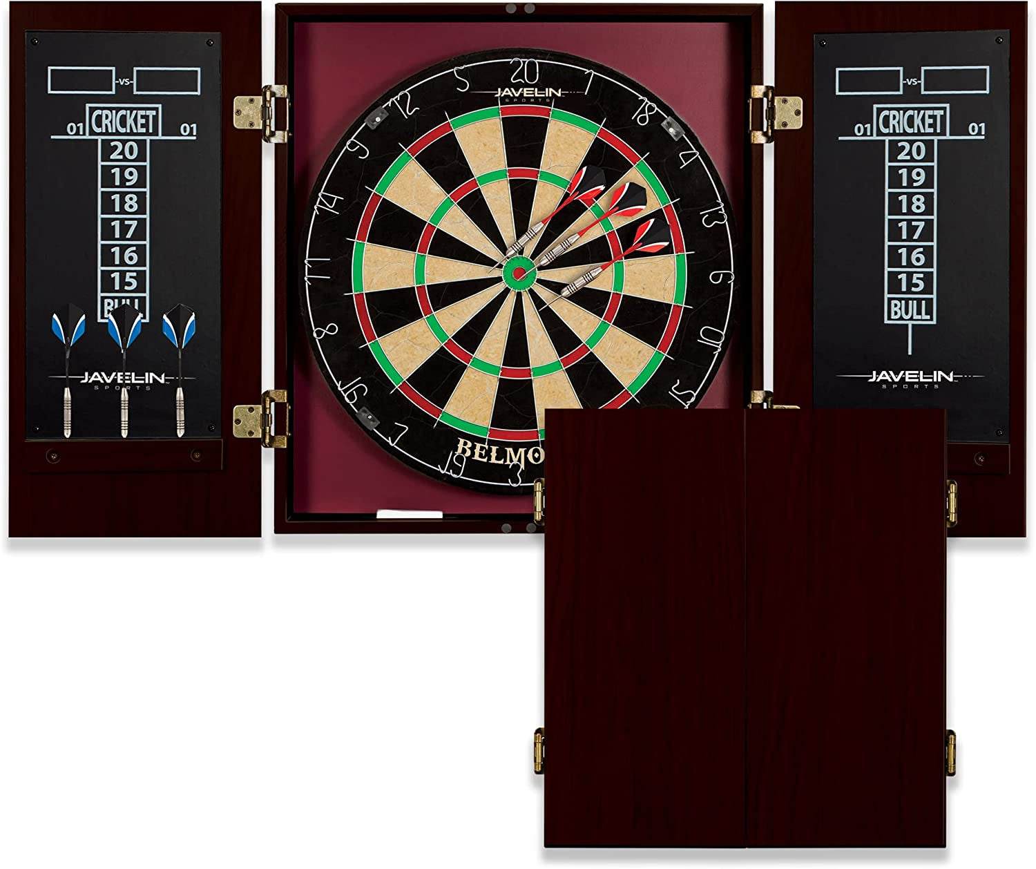 Premium Belmont Bristle Dartboard & Elegant Cabinet Set for Ultimate Gaming Experience
