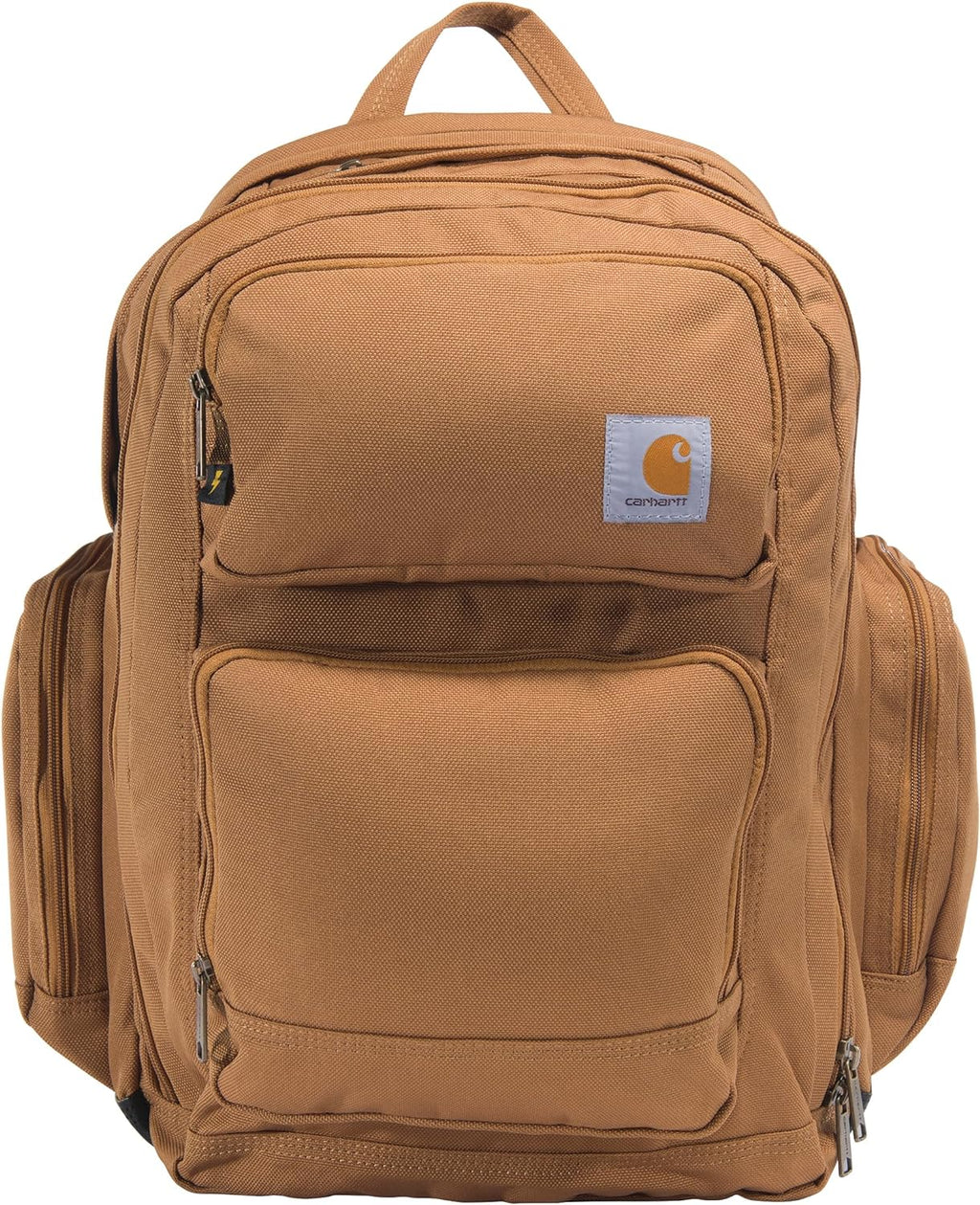 35L Triple-Compartment Backpack with Laptop Sleeve - Durable, Abrasion-Resistant Base in Stylish Brown