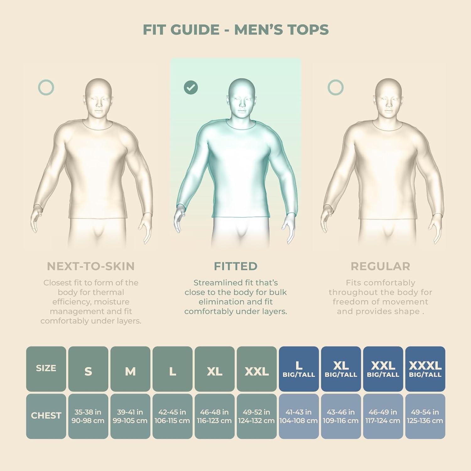 Men's 100% Merino Wool Midweight Long Sleeve Thermal Base Layer Shirt