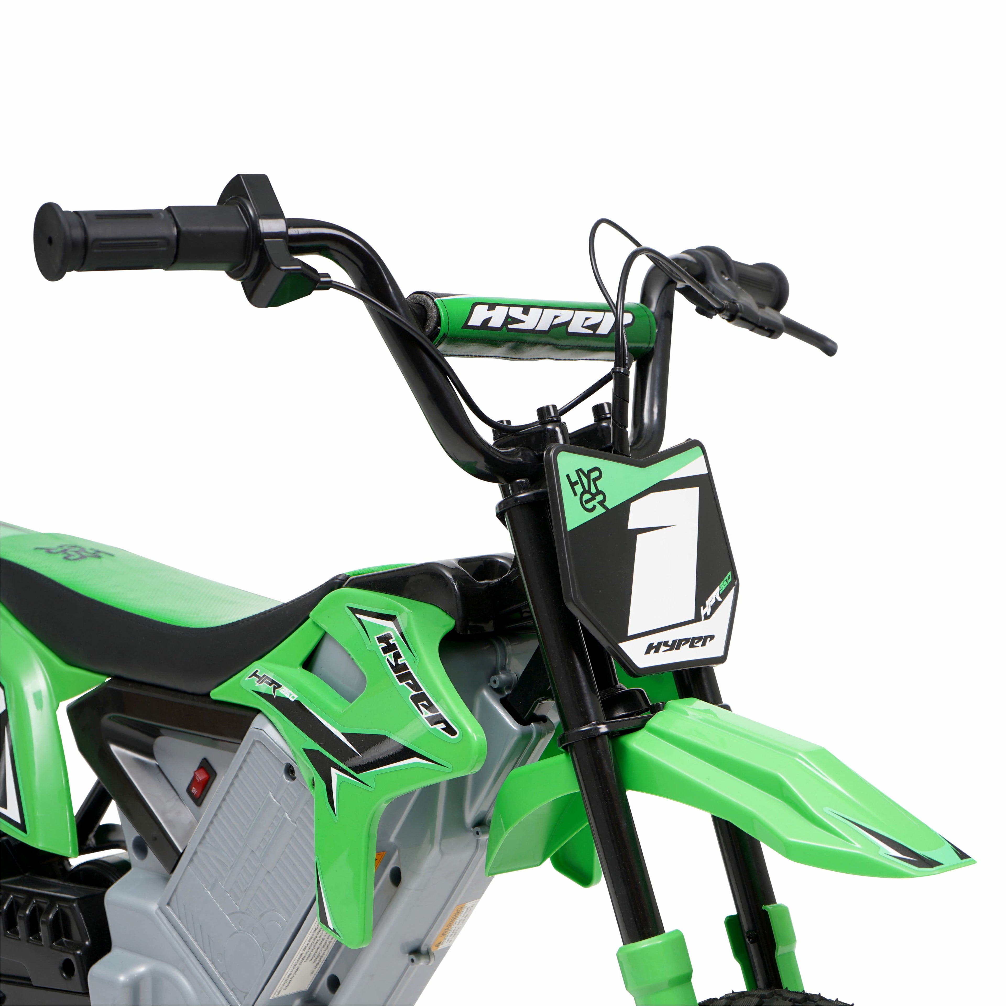 Experience Thrilling Adventures with the HPR 350 24V Electric Dirt Bike in Vibrant Green for Kids 13+