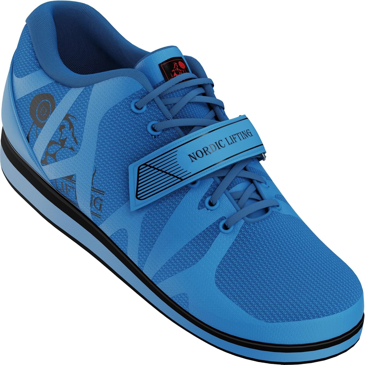 MEGIN Powerlifting Deadlift Shoes – Elevated Heel Lifting Footwear for Optimal Performance – Non-Slip Sole for Men’s Strength Training