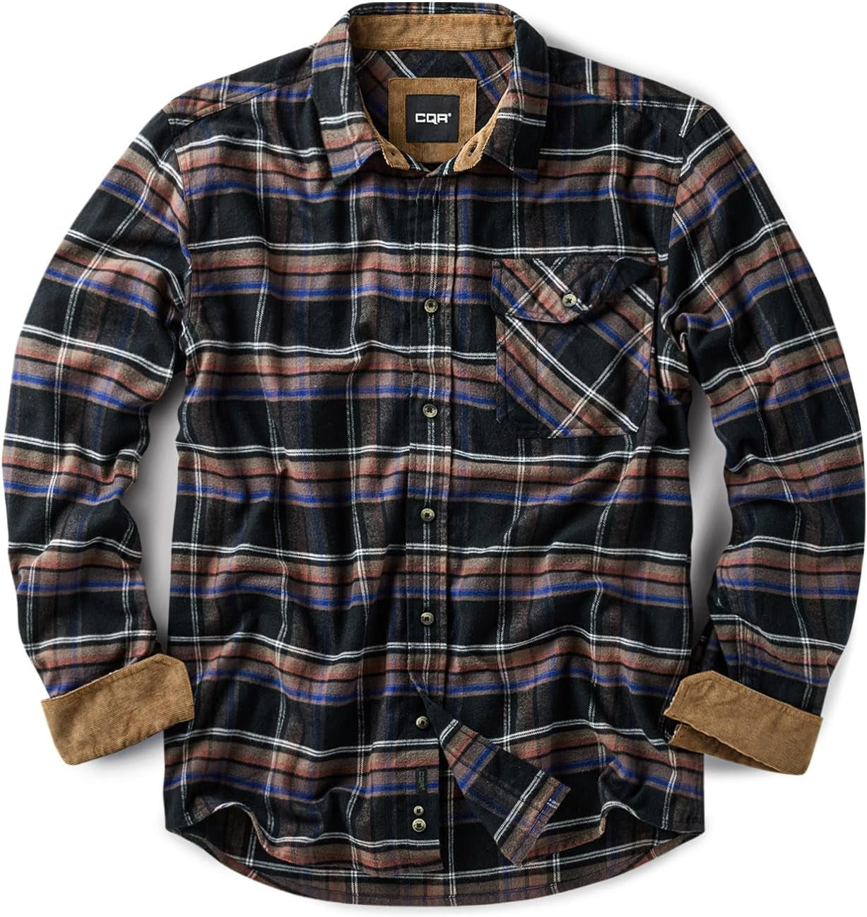 Men's Premium 100% Cotton Flannel Shirt - Soft, Stylish, and Perfect for Casual Outdoor Wear