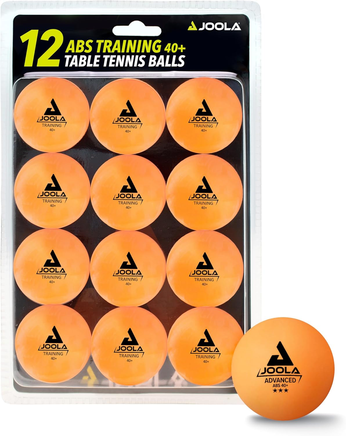 Premium 3 Star Training Table Tennis Balls - 12, 60, or 120 Pack - 40+Mm Regulation Ping Pong Balls for Competitive and Recreational Play - Perfect for Indoor & Outdoor Fun!