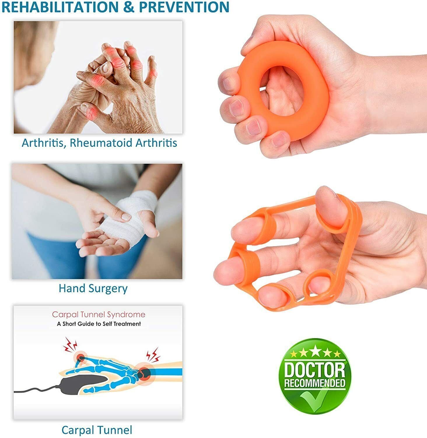 Ultimate Finger Exerciser & Hand Strengthener - Enhance Grip, Wrist, and Forearm Power with Resistance Band Trainer