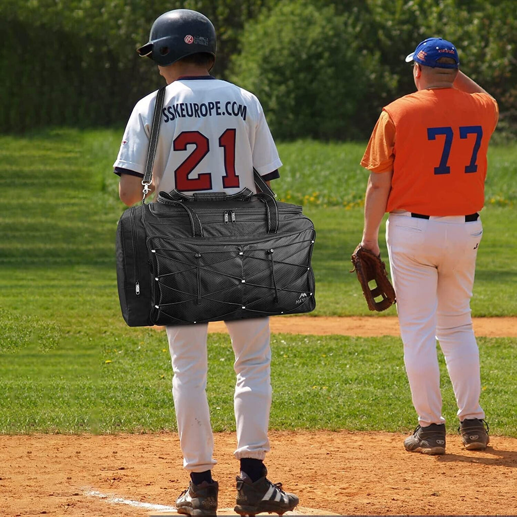 Extra Large Baseball Softball Catcher's Gear Duffle Bag with Vented Shoe Compartment