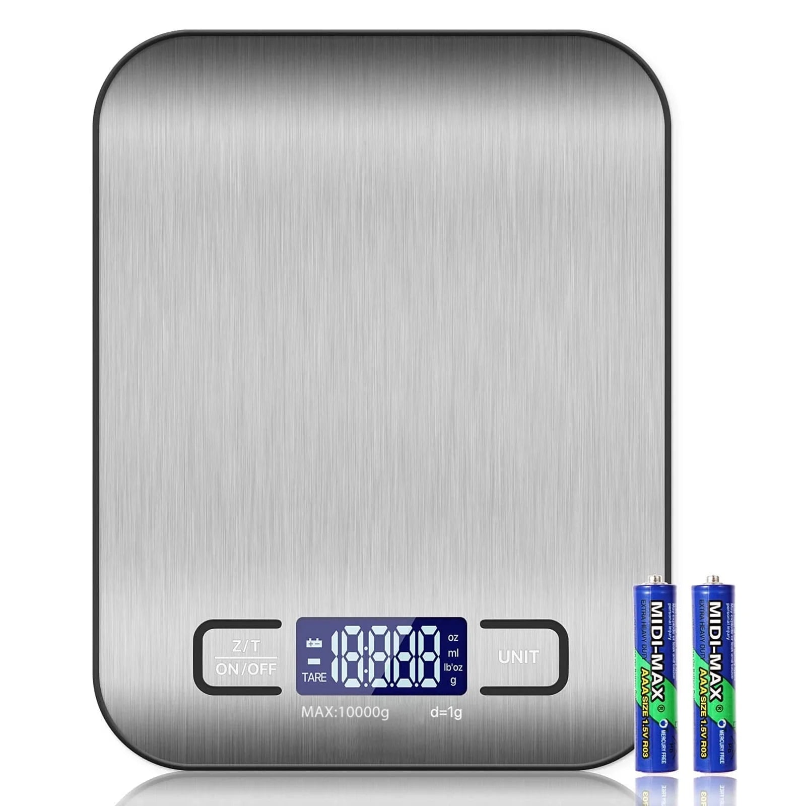 Precision Digital Food Scale - 22Lb Capacity for Grams and Ounces, Perfect for Weight Loss, Baking, Cooking, Keto & Meal Prep with Clear LCD Display