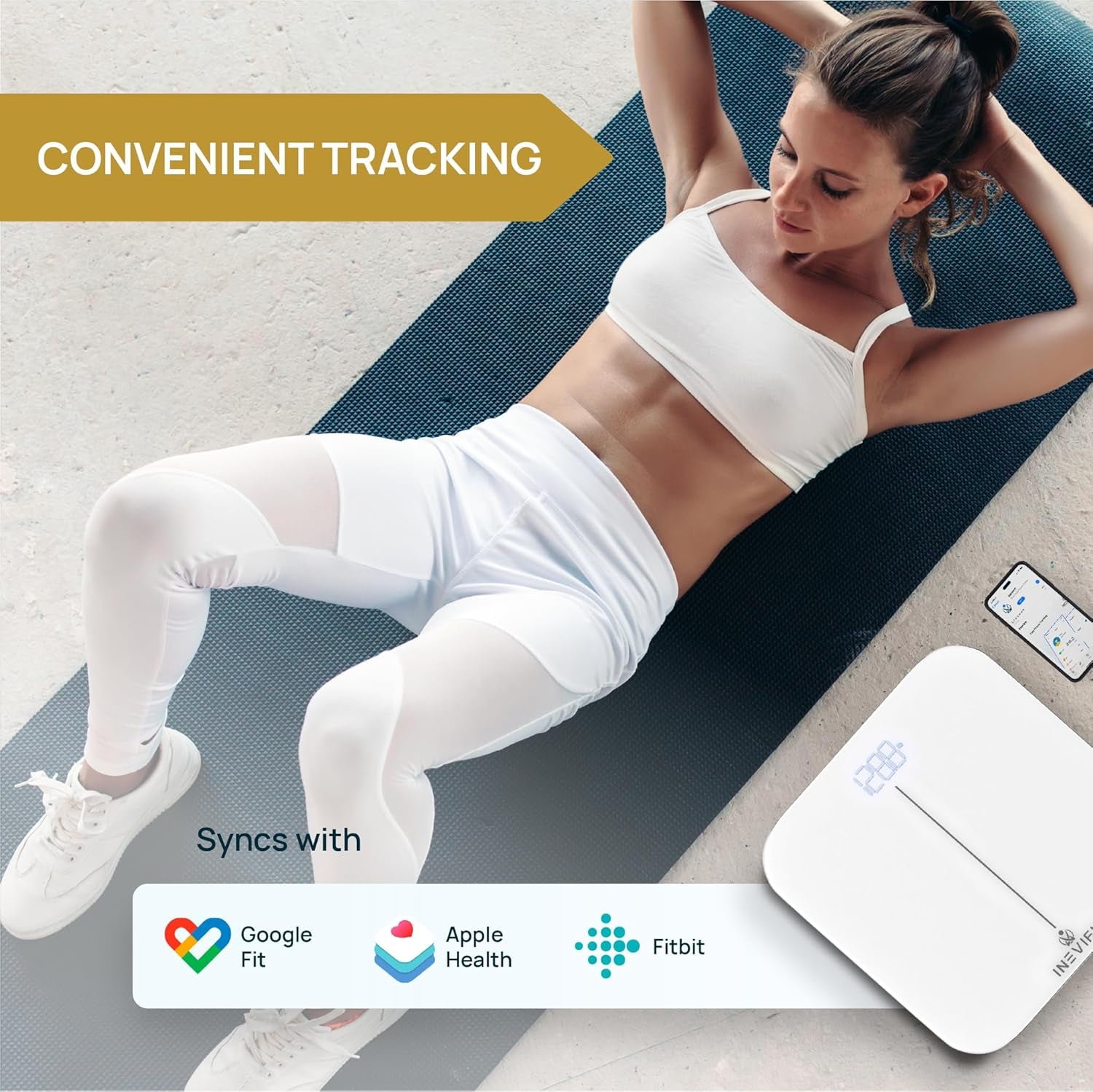 Smart Premium Bluetooth Body Weight Scale - Accurate Weight & BMI Measurement for Unlimited Users
