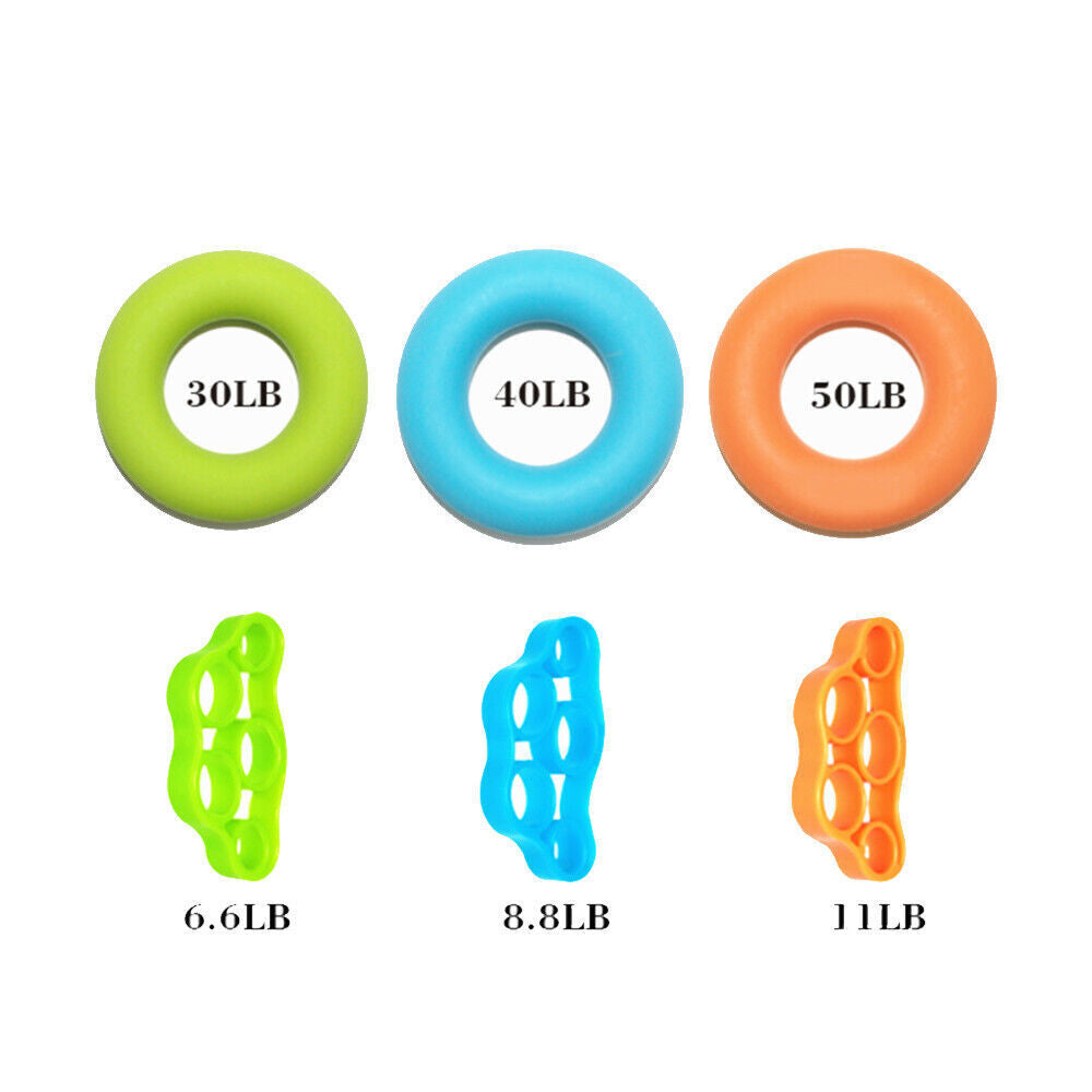 Ultimate Finger Exerciser & Hand Strengthener - Enhance Grip, Wrist, and Forearm Power with Resistance Band Trainer