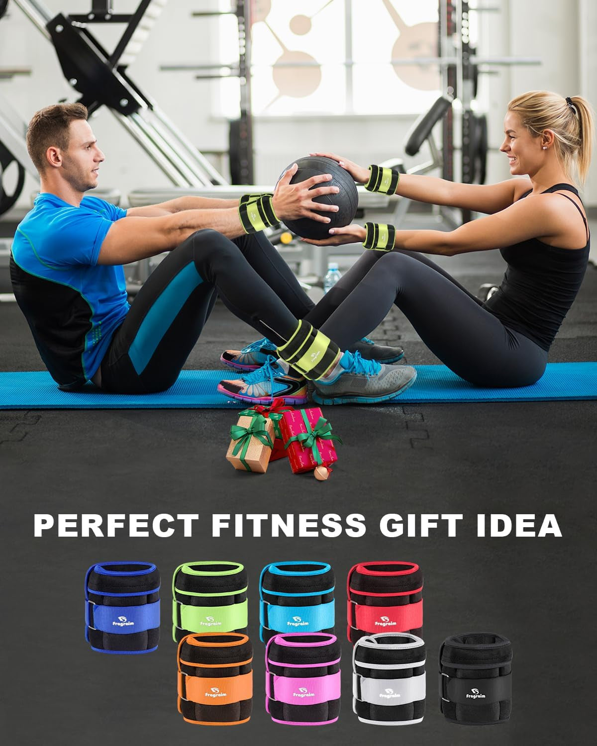 Versatile Adjustable Ankle Weights (1-20 LBS) - Perfect for Jogging, Gymnastics, Aerobics & Physical Therapy with Removable Weights