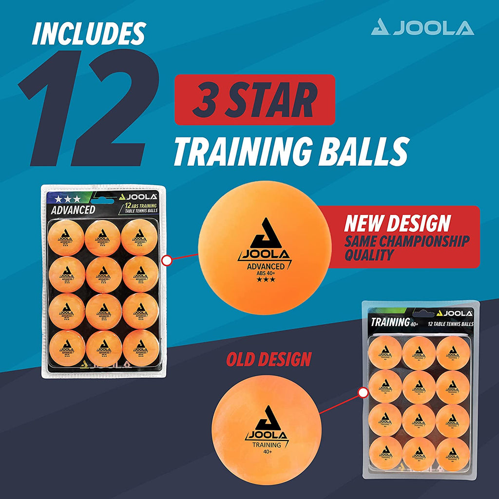 Premium 3 Star Training Table Tennis Balls - 12, 60, or 120 Pack - 40+Mm Regulation Ping Pong Balls for Competitive and Recreational Play - Perfect for Indoor & Outdoor Fun!