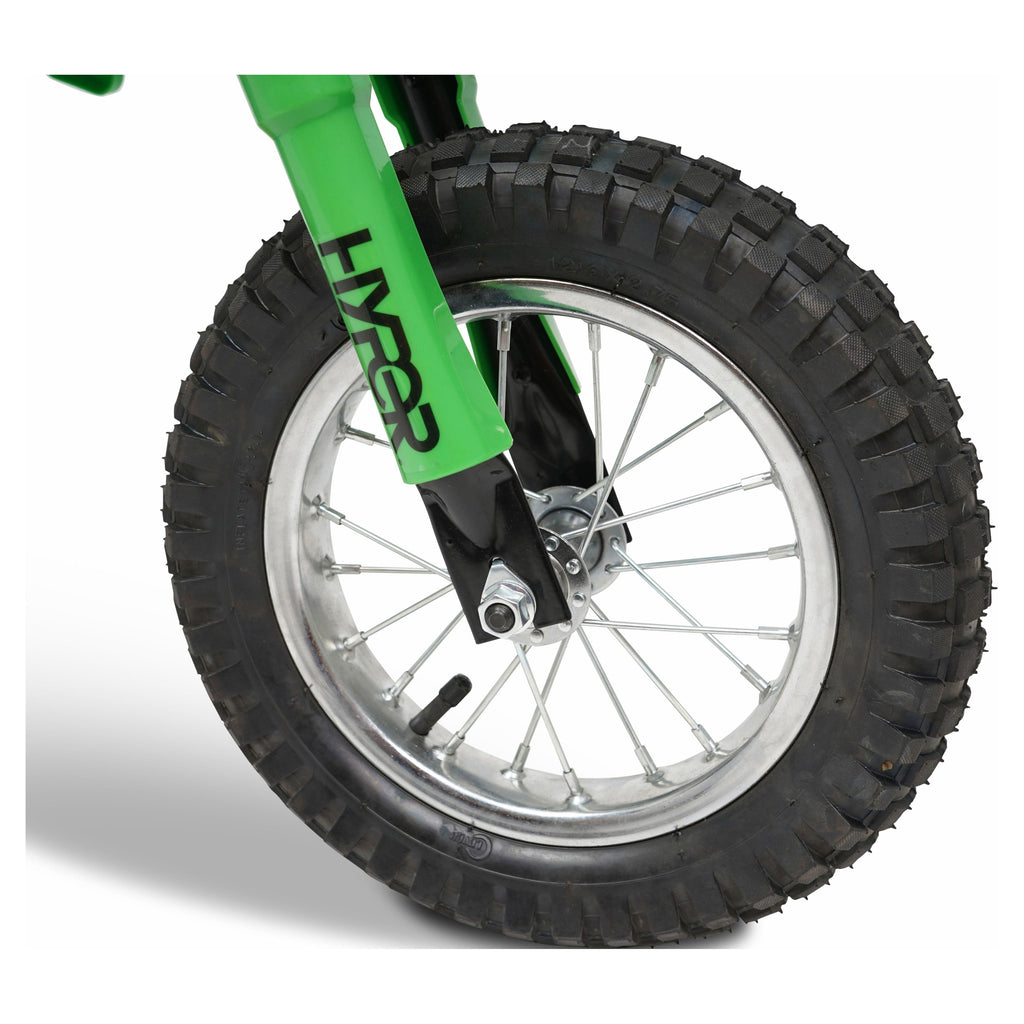 Experience Thrilling Adventures with the HPR 350 24V Electric Dirt Bike in Vibrant Green for Kids 13+