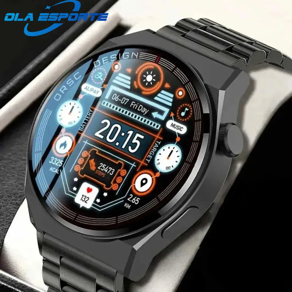 GT3 Pro Smart Watch for Men - 390*390 HD Display, Heart Rate Monitor, Bluetooth Calls, IP67 Waterproof, Sporty Design with DIY Watch Faces