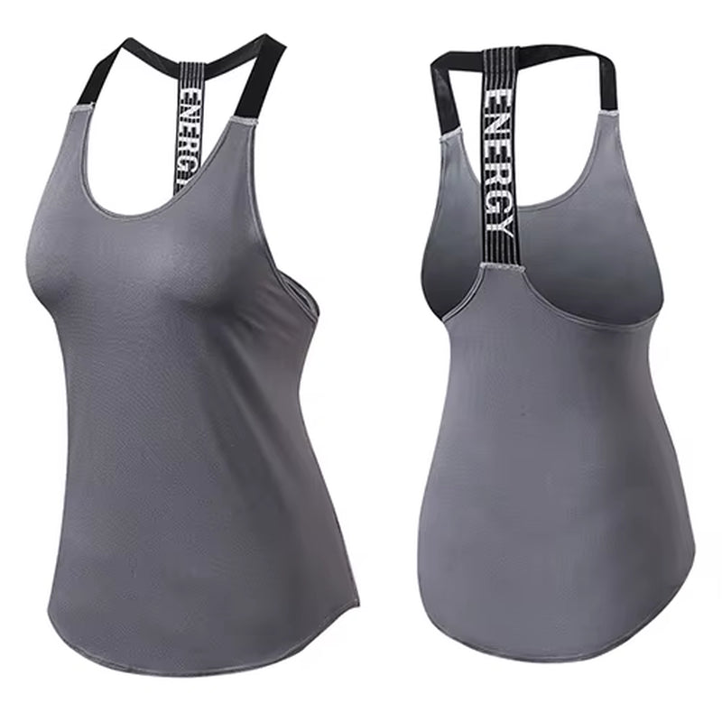 Stylish Black Sleeveless Yoga Top for Women - Perfect Fitness Shirt for Dry Workouts and Sports