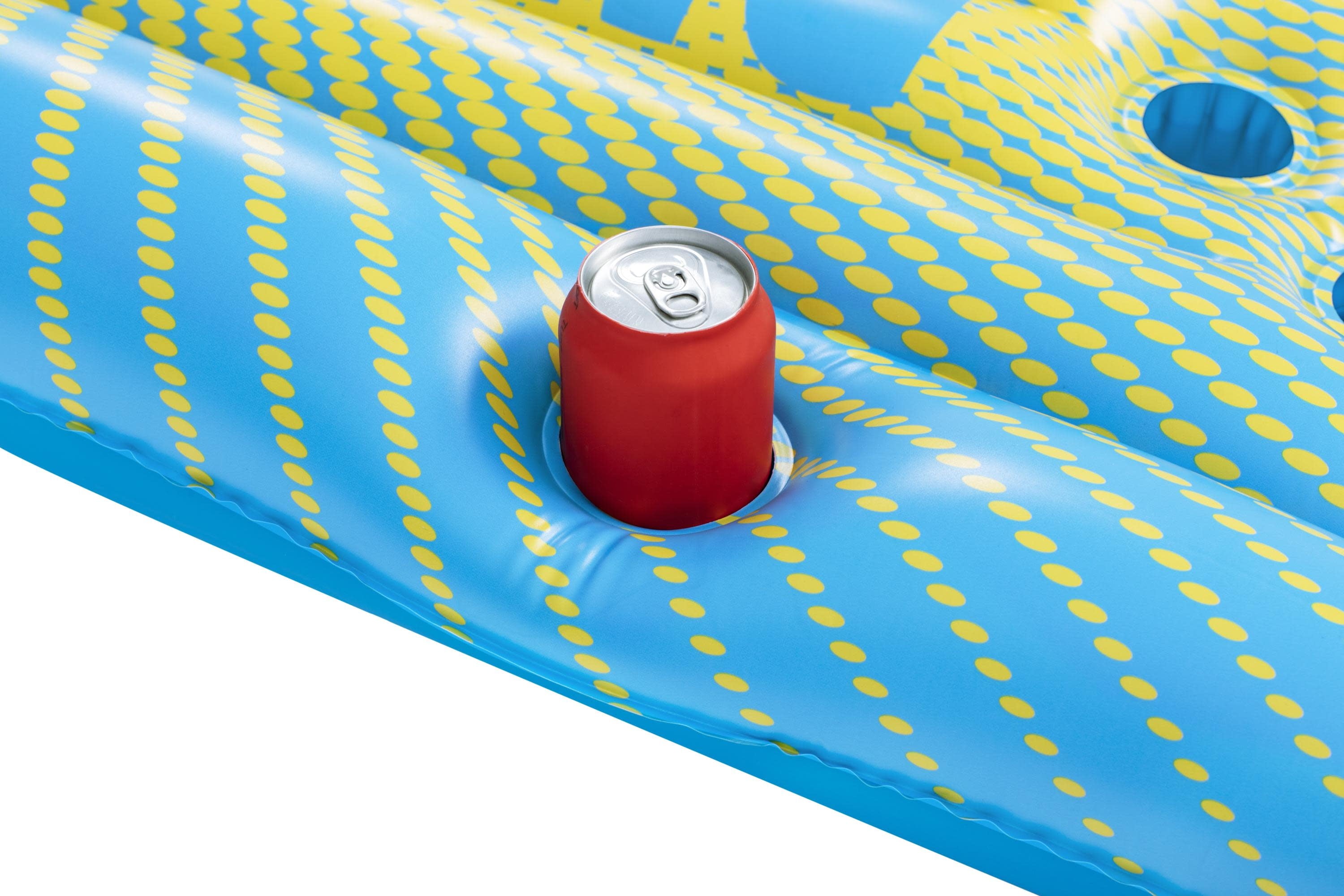 Inflatable 71" x 30" Multicolor Adult Beer Pong Pool Game