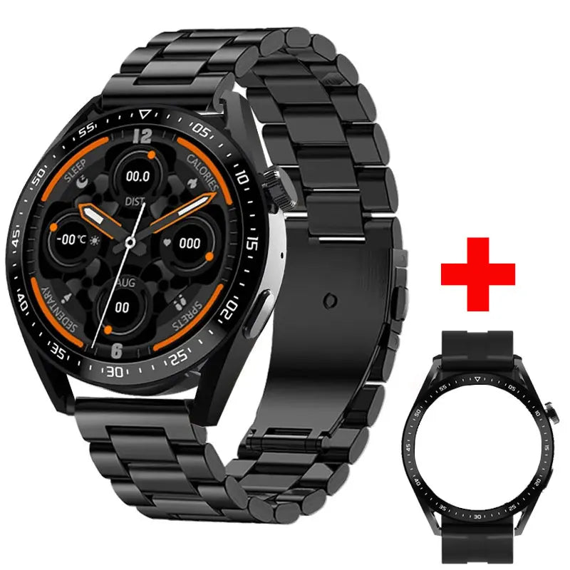 GT3 Pro Smart Watch for Men - 390*390 HD Display, Heart Rate Monitor, Bluetooth Calls, IP67 Waterproof, Sporty Design with DIY Watch Faces