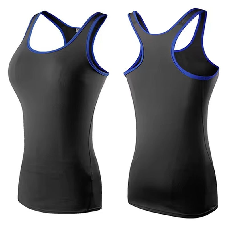 Stylish Black Sleeveless Yoga Top for Women - Perfect Fitness Shirt for Dry Workouts and Sports