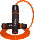Premium 1LB Weighted Jump Rope - Thick Speed Cable & Memory Foam Handles for Ultimate Cardio & Fitness Workouts