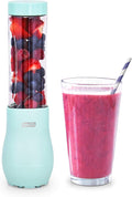 Mighty Mini 10 Oz Portable Blender with Travel Lid - Aqua Color