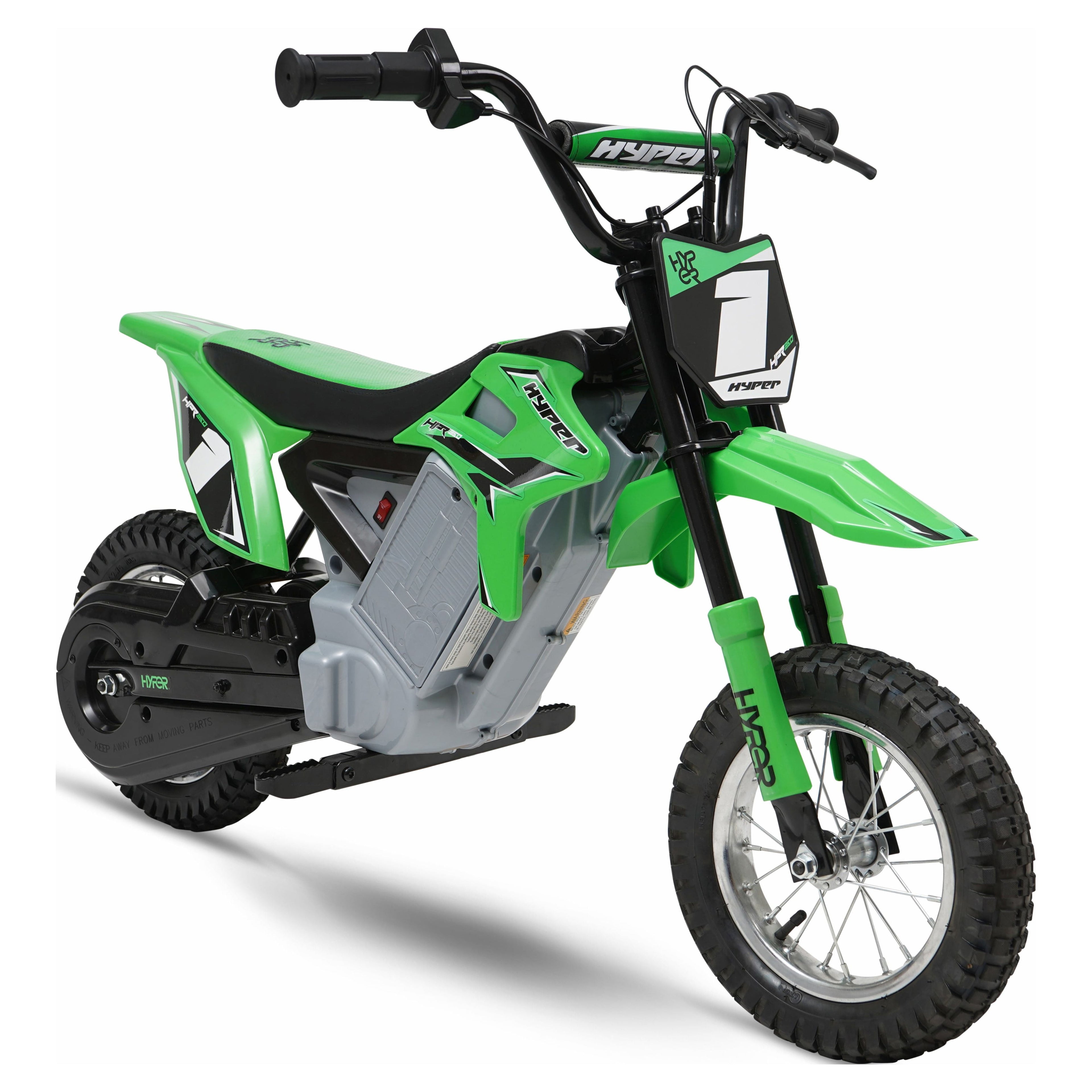 Experience Thrilling Adventures with the HPR 350 24V Electric Dirt Bike in Vibrant Green for Kids 13+