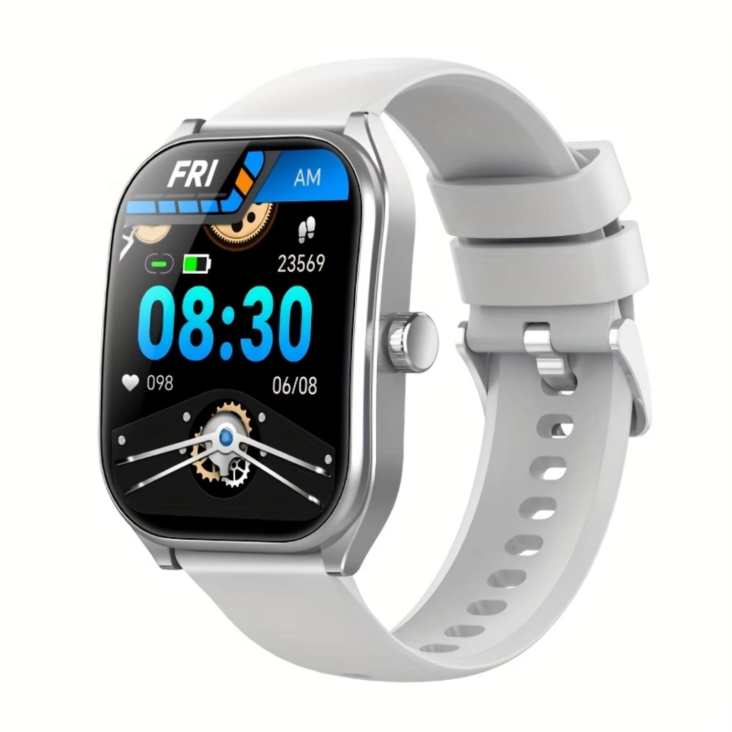 Revolutionary 2.01-Inch Curved Smart Watch - HD Calls, 100+ Sports Modes, Perfect Fit for Your Wrist!