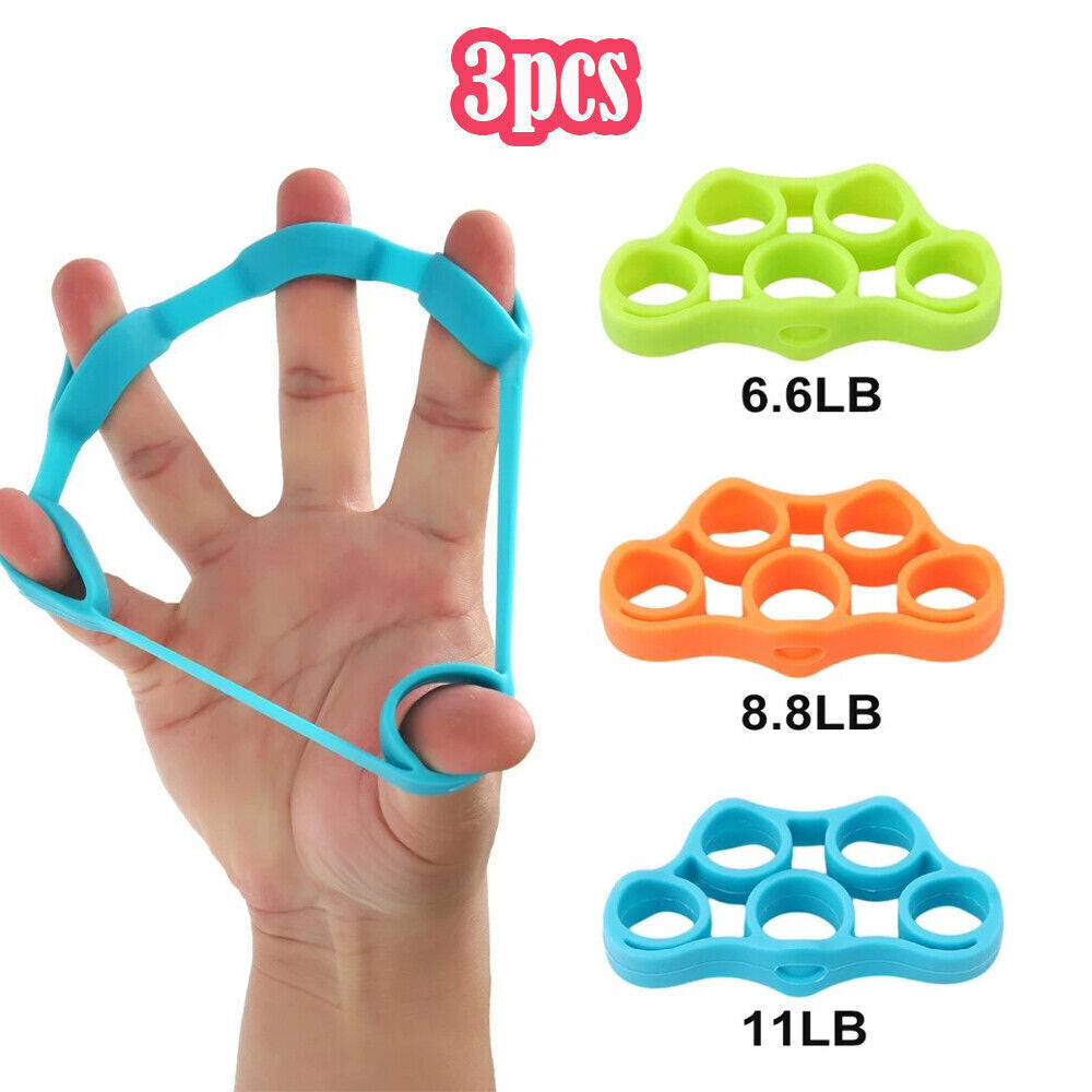 Ultimate Finger Exerciser & Hand Strengthener - Enhance Grip, Wrist, and Forearm Power with Resistance Band Trainer