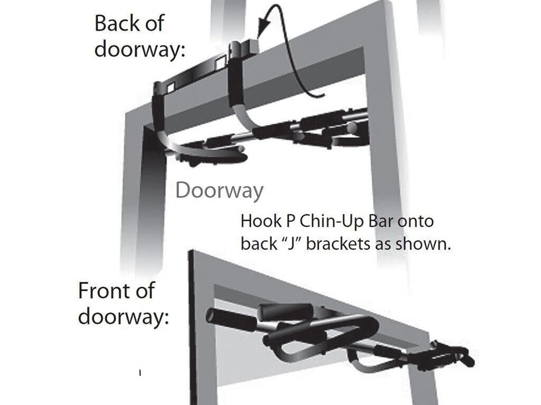 Deluxe Multifunction Doorway Chin-Up and Pull-Up Bar for Home Gym Workout