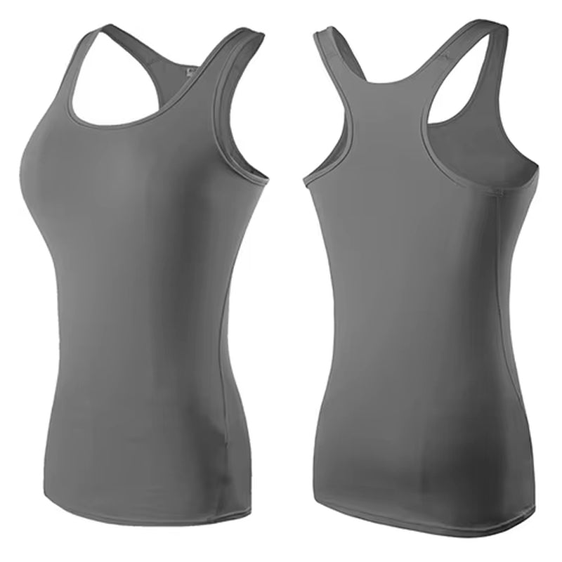 Stylish Black Sleeveless Yoga Top for Women - Perfect Fitness Shirt for Dry Workouts and Sports