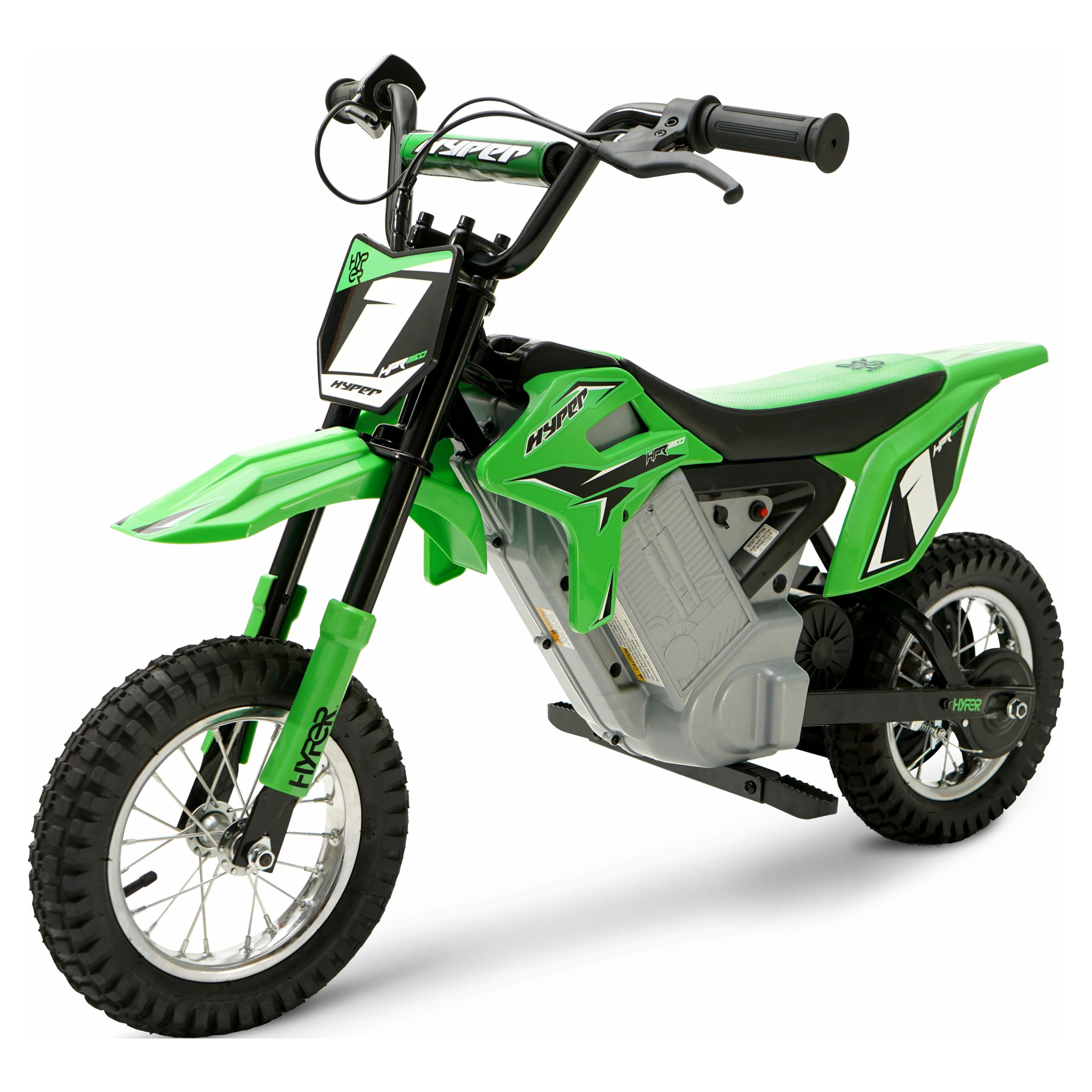 Experience Thrilling Adventures with the HPR 350 24V Electric Dirt Bike in Vibrant Green for Kids 13+