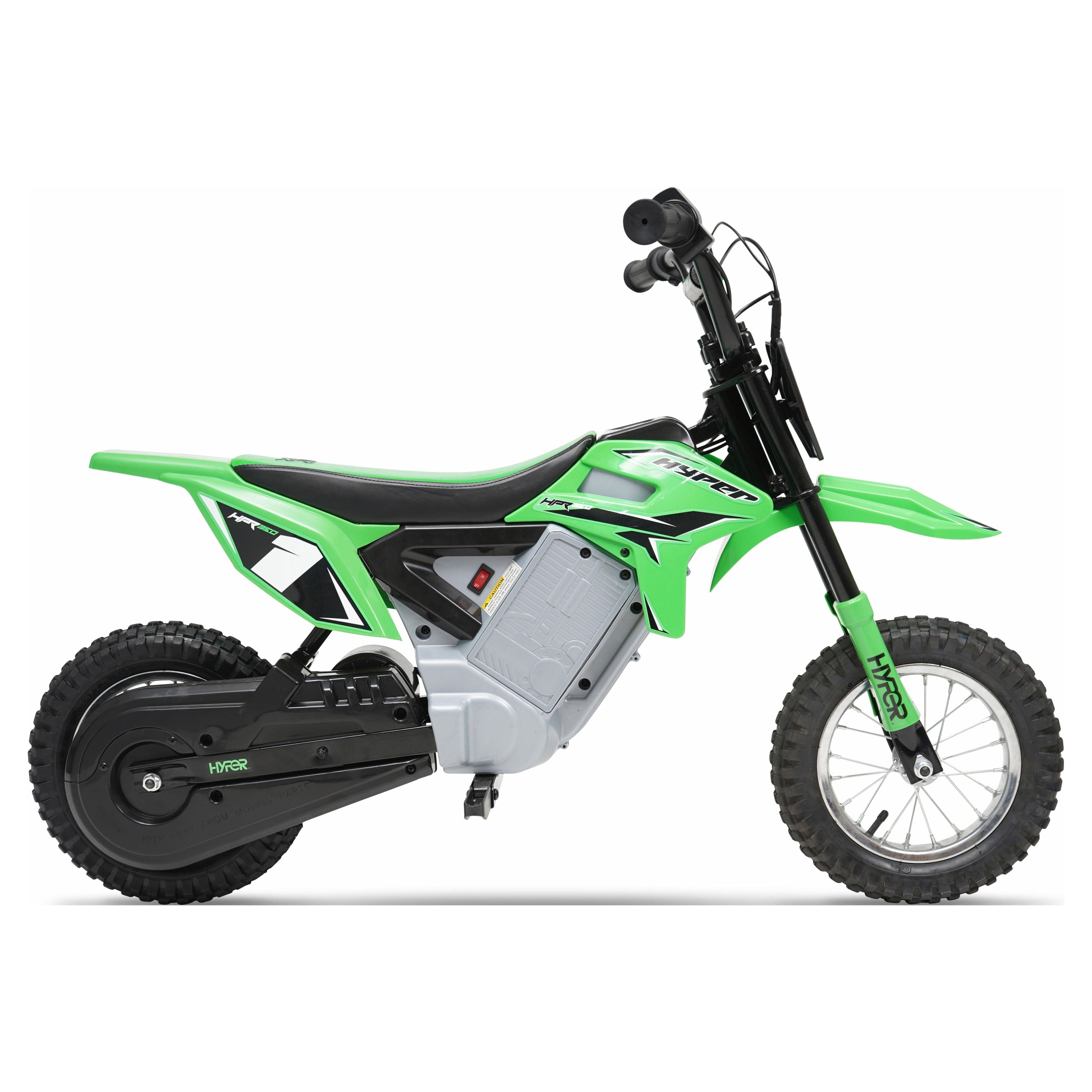 Experience Thrilling Adventures with the HPR 350 24V Electric Dirt Bike in Vibrant Green for Kids 13+