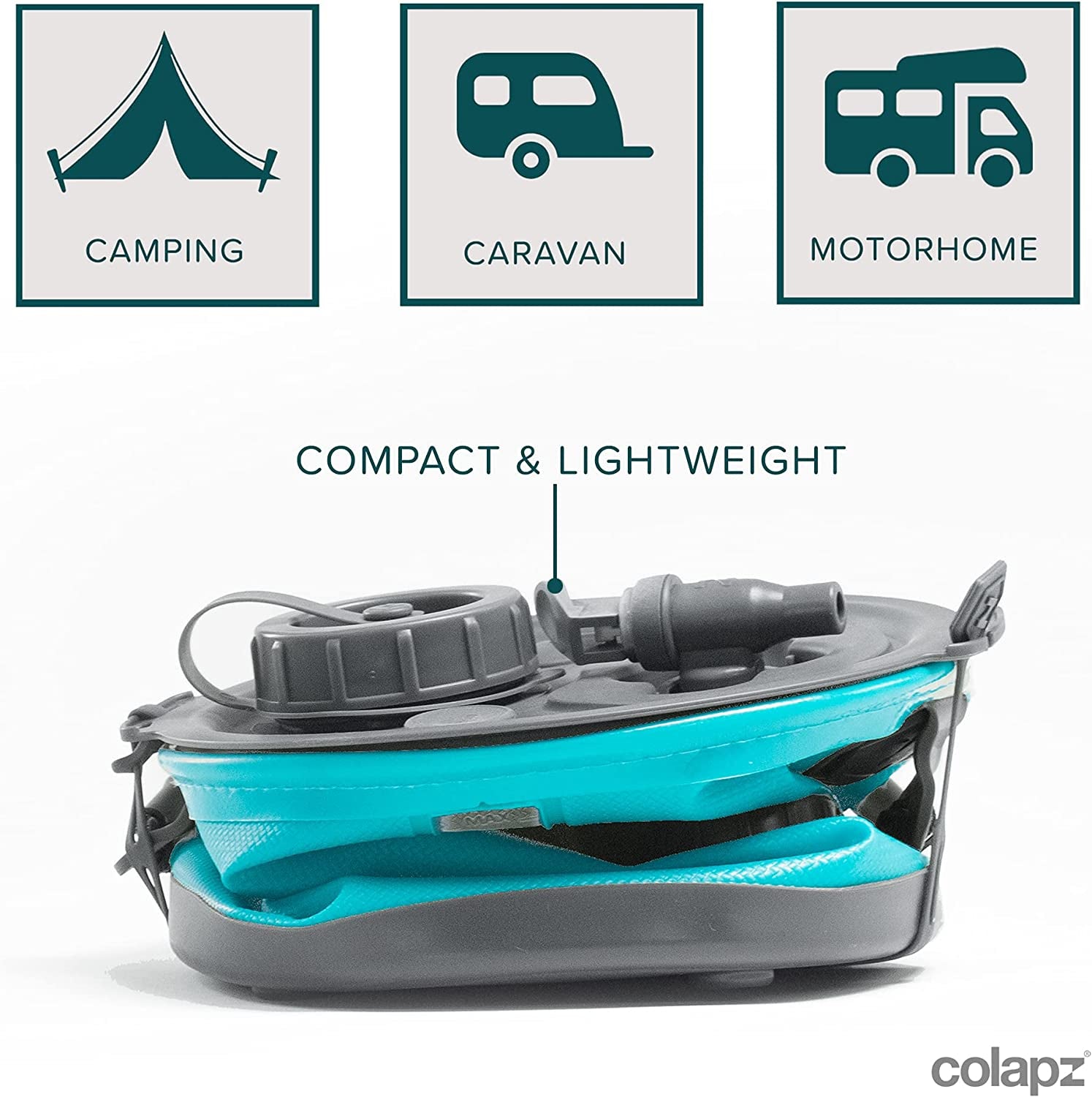 Collapsible 2-Gallon Camping Water Container with Spigot - Ultimate Portable Jug & Bucket for Outdoor Adventures!