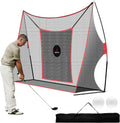 Ultimate Heavy Duty Golf Practice Net with Chipping Target - Perfect for Indoor & Outdoor Use, Includes Carry Bag & Golf Balls