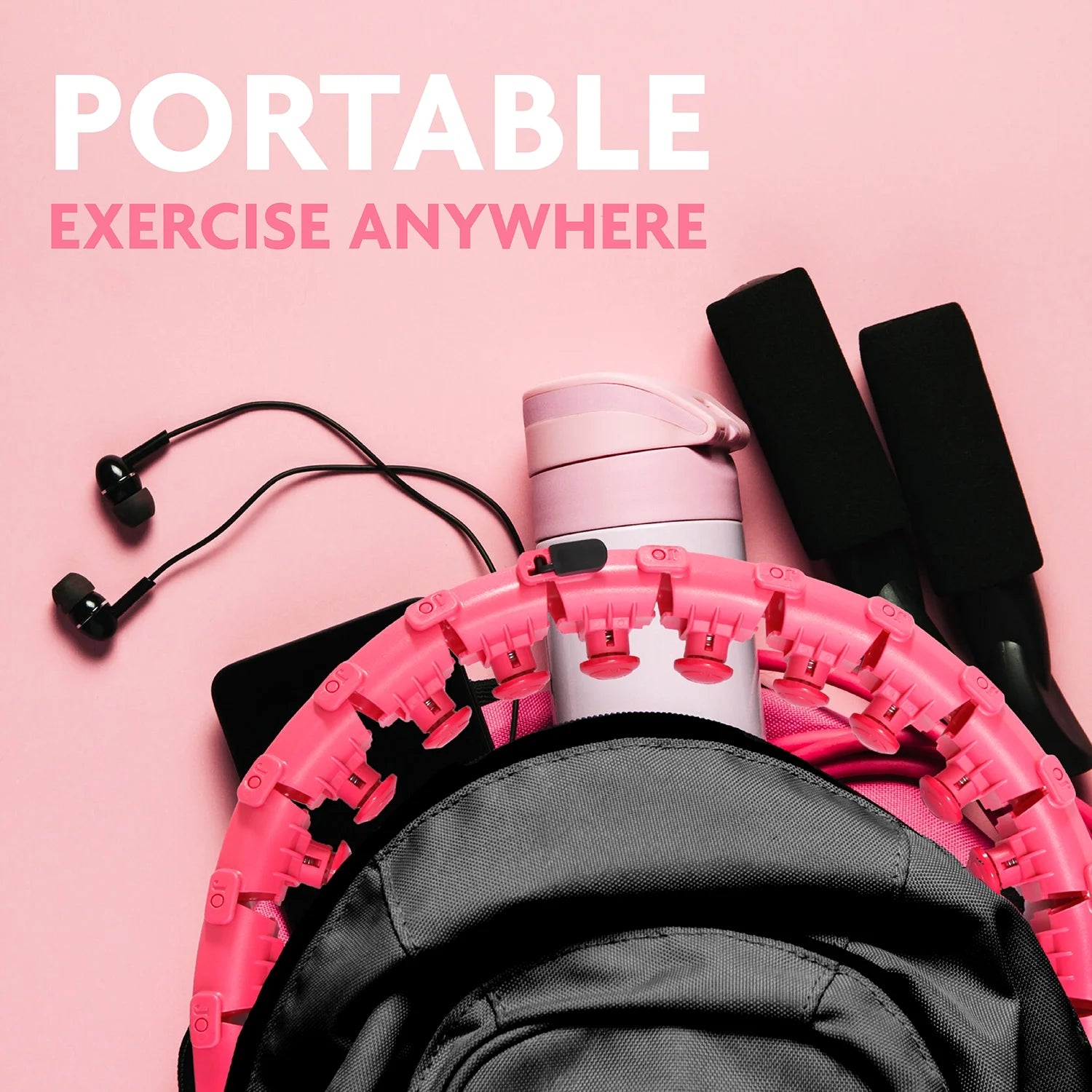 Revitalize Your Fitness Journey: Smart Weighted Hula Hoop with Counter for Effective Abs Workout, Weight Loss & Fat Burning!