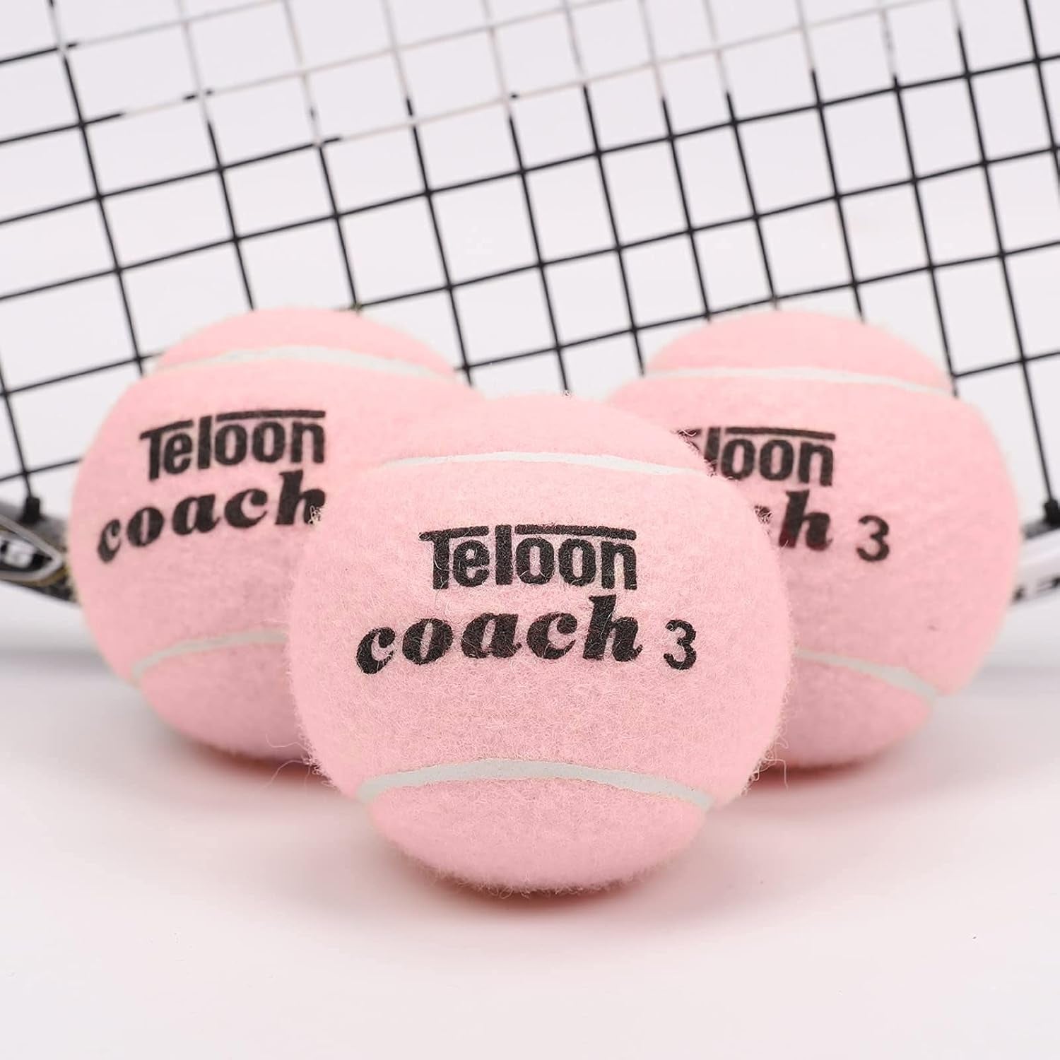 Pressureless Tennis Balls for Beginners - 12 or 18 Count with Mesh Carry Bag in 4 Vibrant Colors!