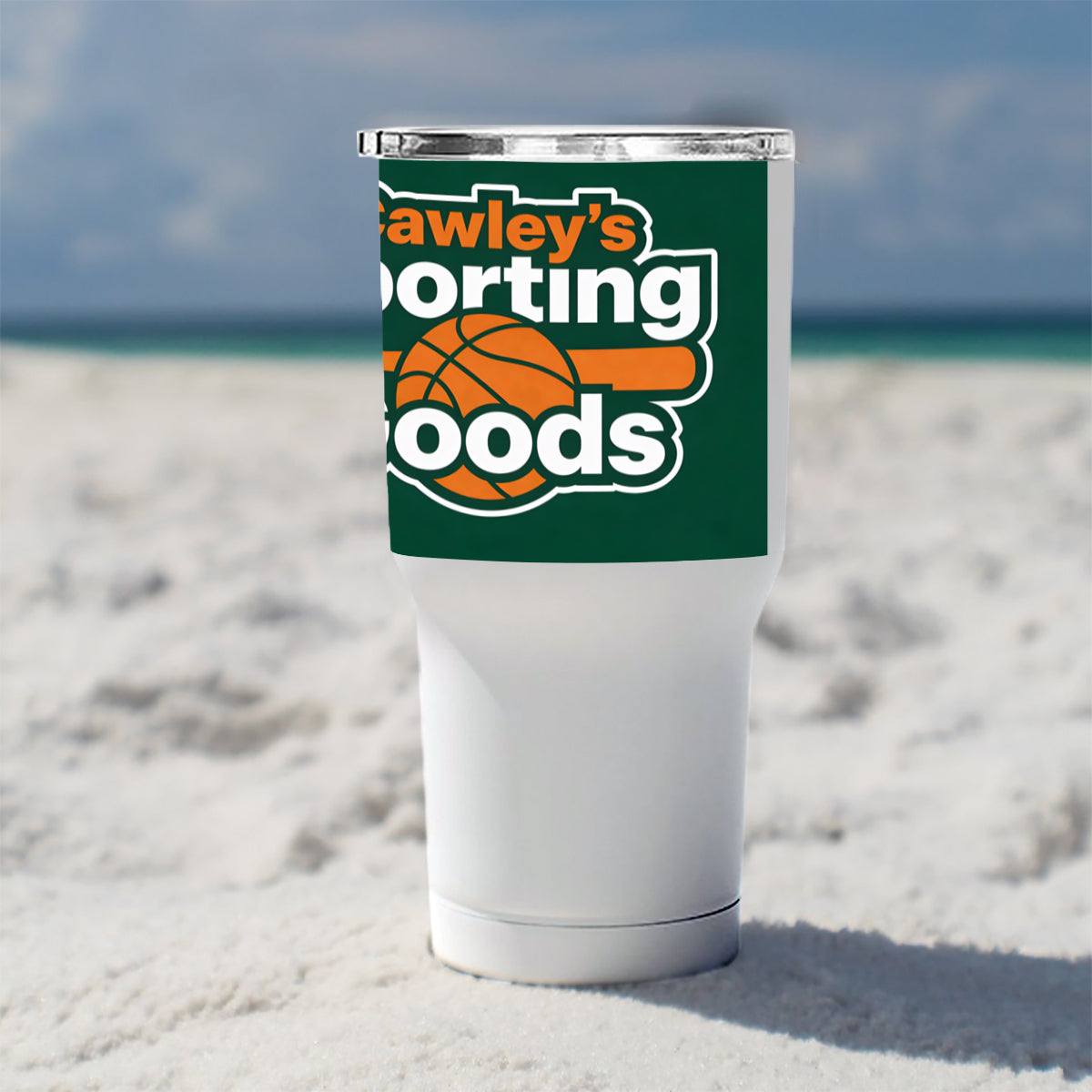 Elevate Your Hydration with Our Stylish 30Oz Half Print Tumbler