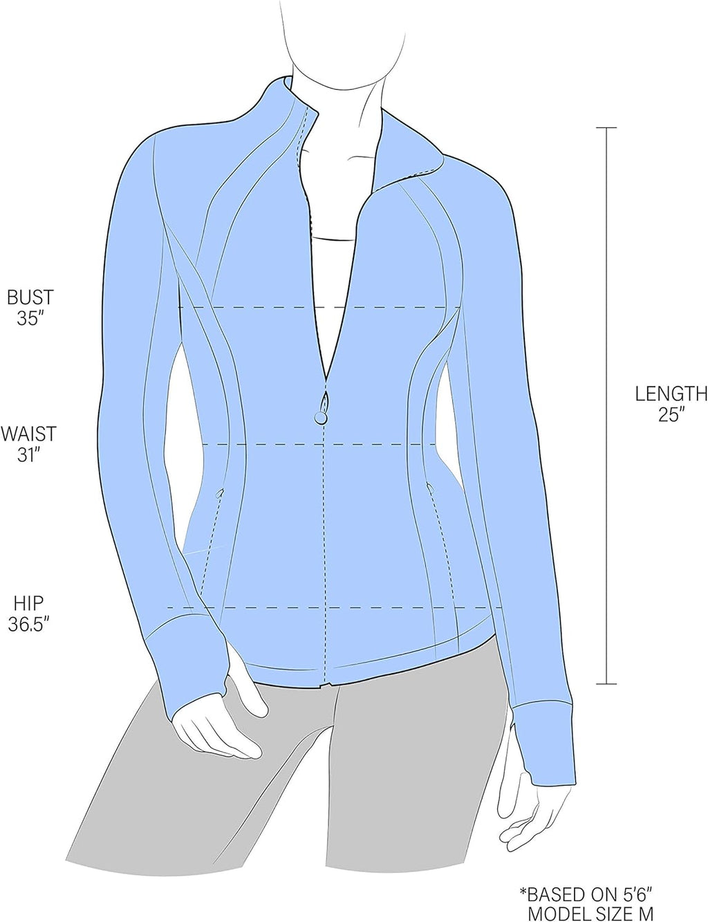 Lightweight Athletic Slim Fit Full Zip Running Jacket with Thumbholes - Perfect for Active Lifestyles!